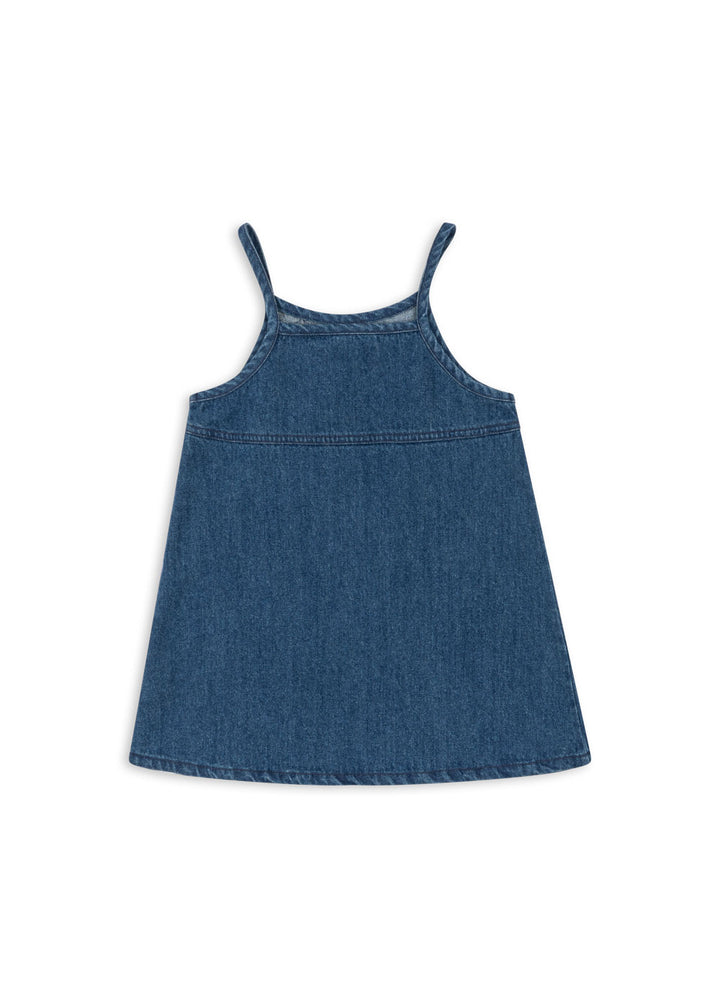 [Konges slojd] Magot Strap Dress GOTS - Denim Blue