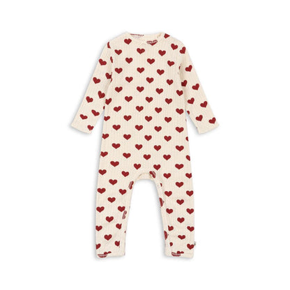 [Konges slojd] Minnie Onesie GOTS - Amour Rouge