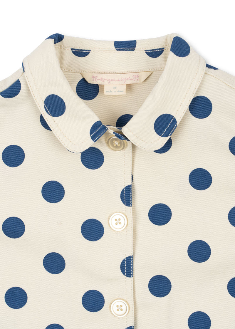 [Konges slojd] Nola Shirt Jacket GOTS - Blue Dot