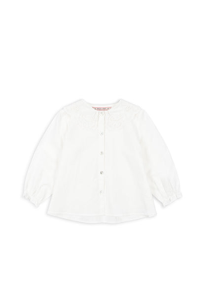 [Konges slojd] Rilo Collar Shirt - Optic White