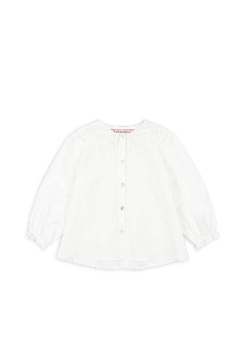 [Konges slojd] Rilo Collar Shirt - Optic White