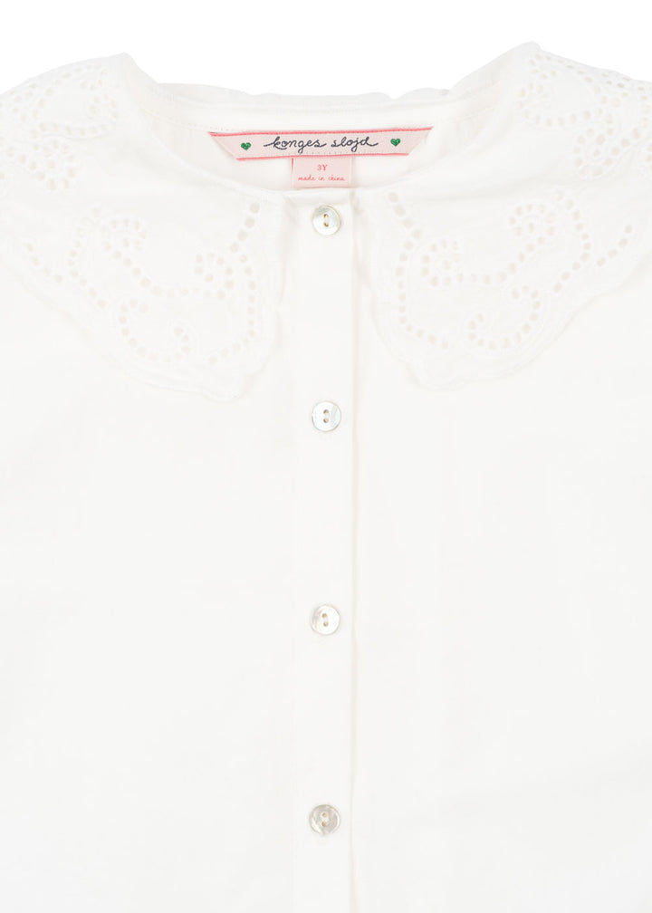 [Konges slojd] Rilo Collar Shirt - Optic White