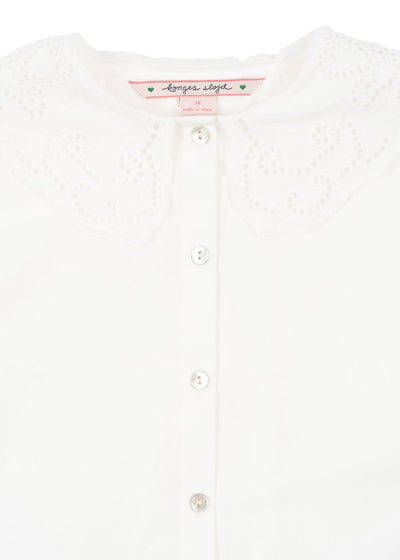 [Konges slojd] Rilo Collar Shirt - Optic White