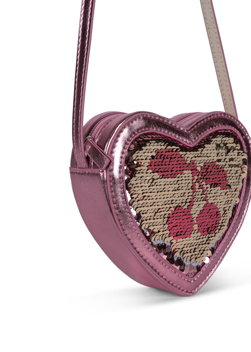 [Konges slojd] Tut Heart Sequin Bag - Rose