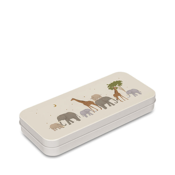 [Konges slojd] Water Colors Tin Box - Safari