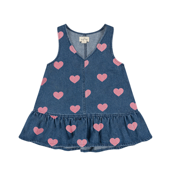 [Konges slojd] Magot Dress GOTS - Bon Coeur Pink