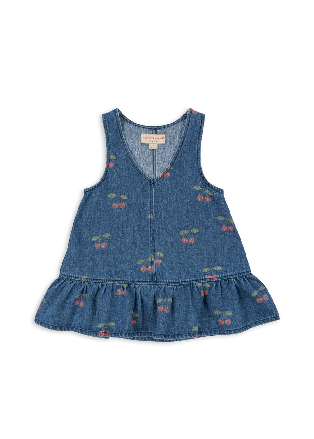 [Konges slojd] Magot Dress GOTS - Ma Grande Cerise Denim