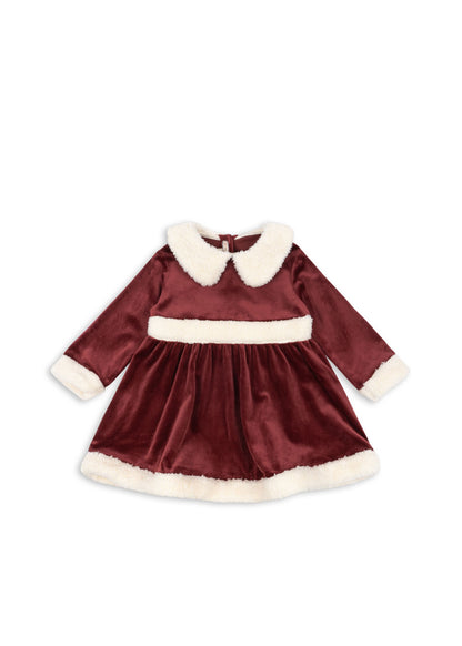 [Konges slojd] Christmas Dress GRS - Red Dahlia