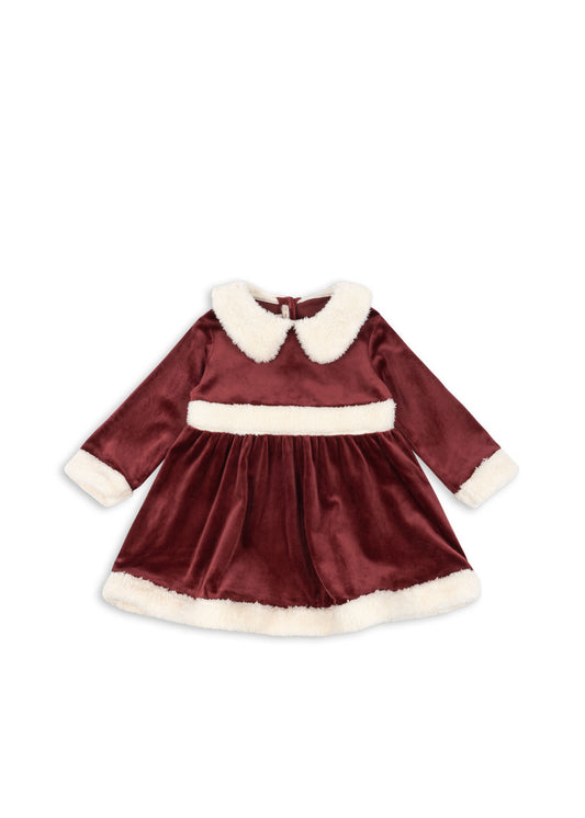 [Konges slojd] Christmas Dress GRS - Red Dahlia