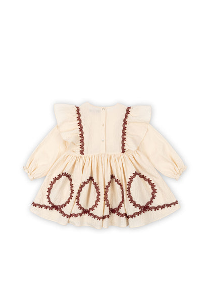 [Konges slojd] Fee Dress GOTS - Buttercream