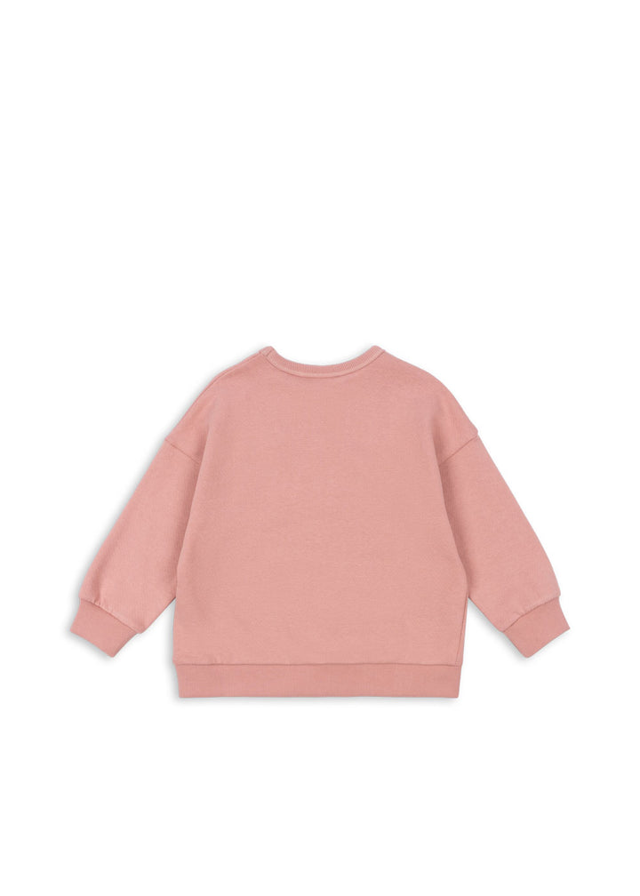 [Konges slojd] Loupy Lou Sweat Shirt GOTS - Bow Rose