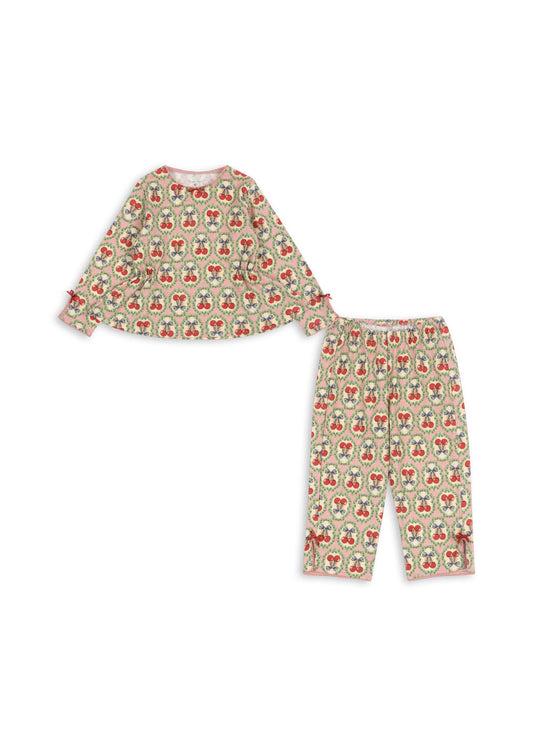 [Konges slojd] Drey Set GOTS - Cherry Bow