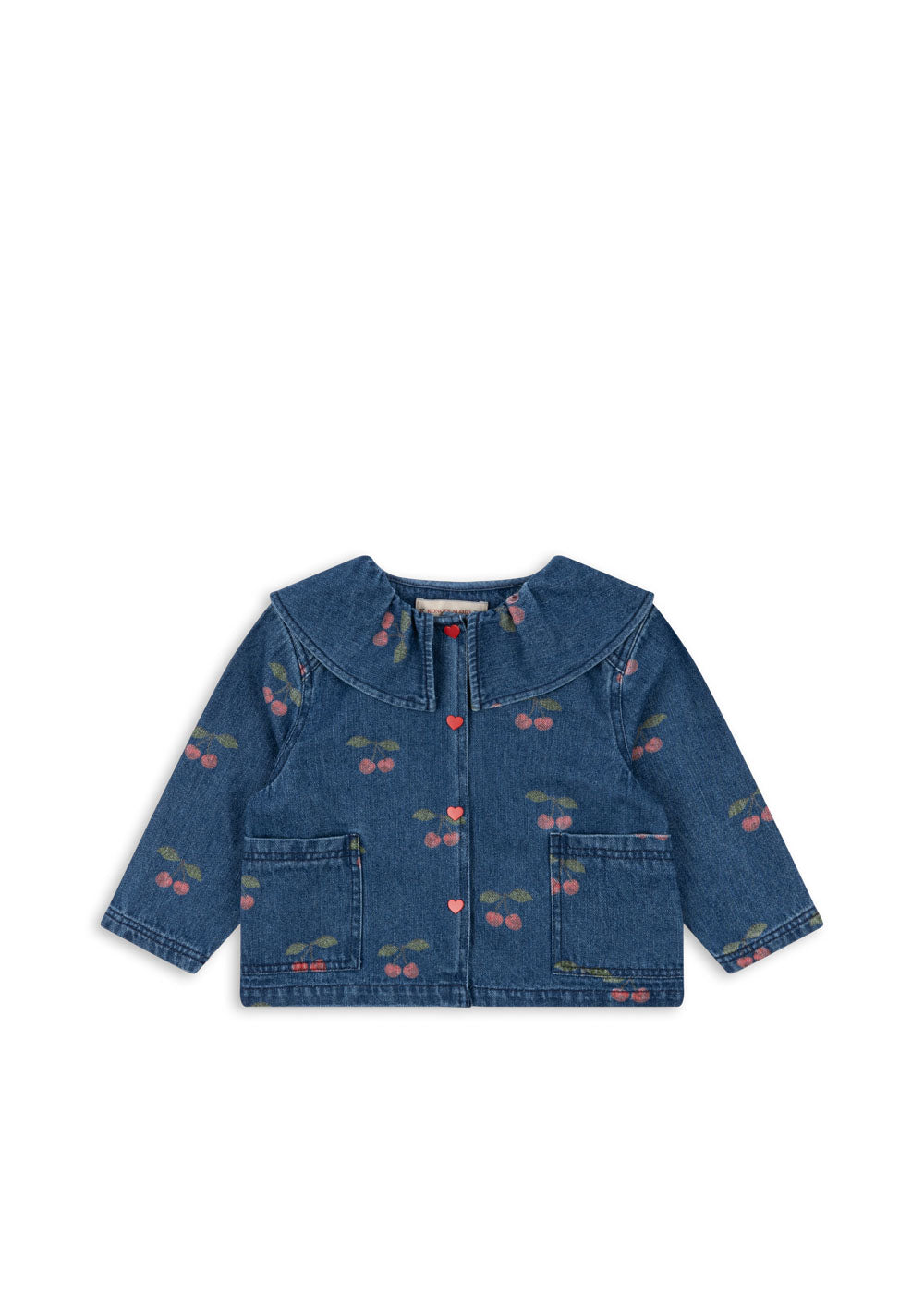 [Konges slojd] Magot Denim Shirt GOTS - Ma Grande Cerise Denim