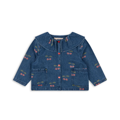 [Konges slojd] Magot Denim Shirt GOTS - Ma Grande Cerise Denim