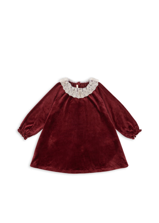 [Konges slojd] Venola Dress GRS - Red Dahlia