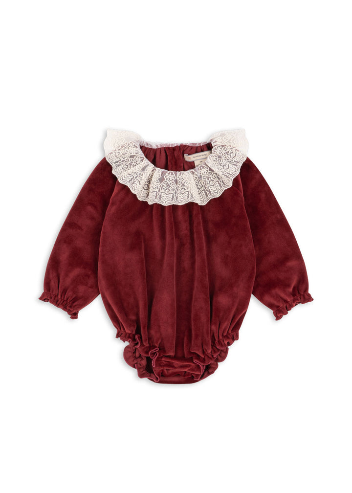 [Konges slojd] Venola Romper GRS - Red Dahlia