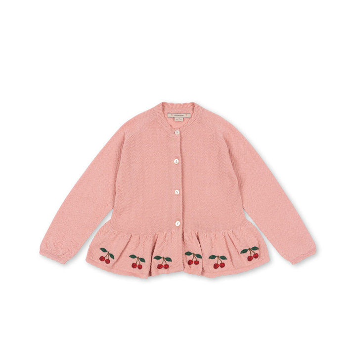 [Konges slojd] Cypres Cardigan GOTS - Mellow Rose