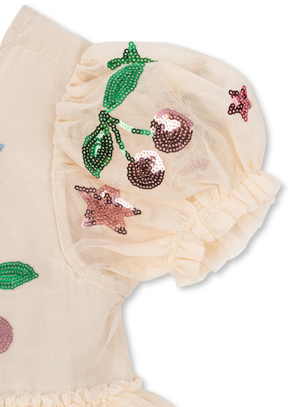 [Konges slojd] Yvonne Puff Dress - Rainbow Twinkle