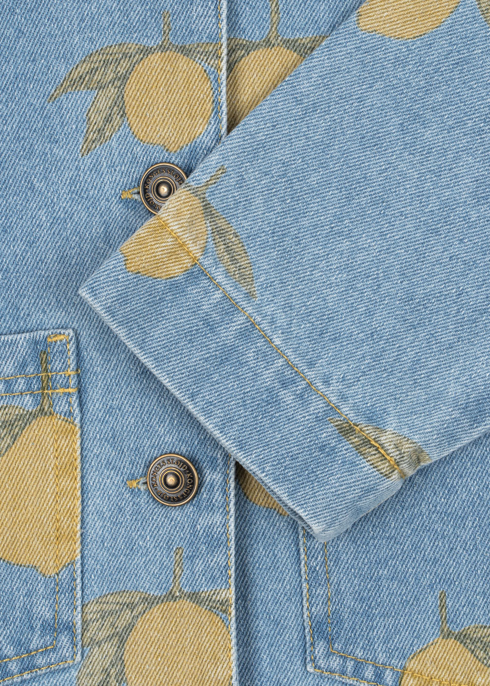 [Konges slojd] Magot Denim Shirt GOTS - Lemon Denim