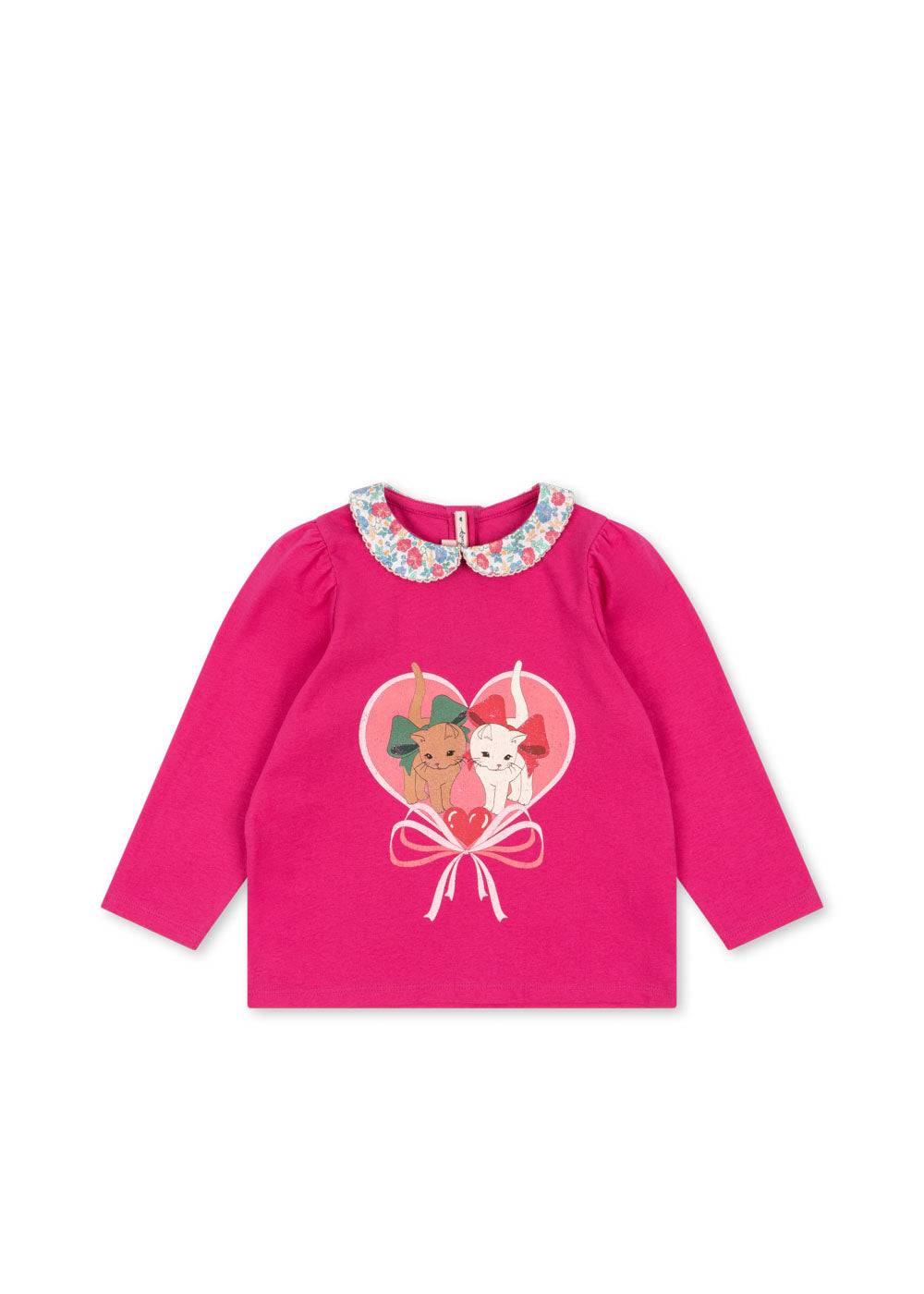 [Konges slojd] Babette Blouse GOTS - Viva Magenta