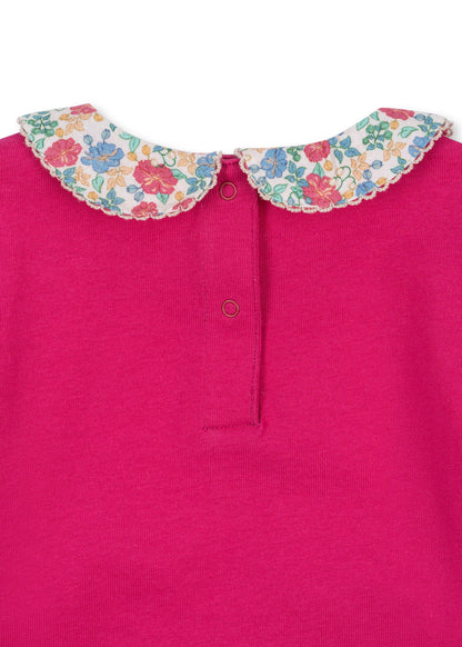 [Konges slojd] Babette Blouse GOTS - Viva Magenta