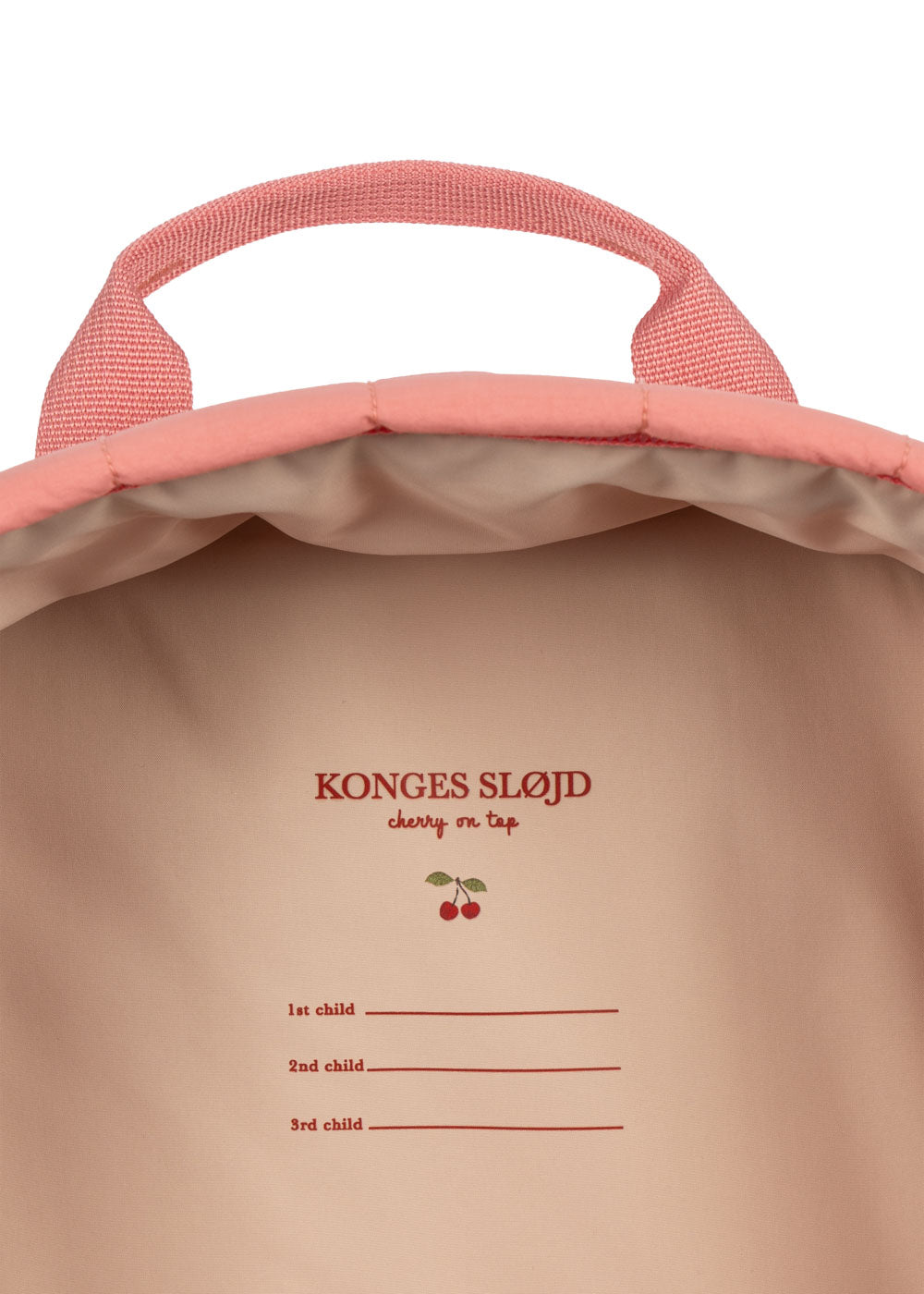 [Konges slojd] Juno Quilted Backpack - Strawberry ICE