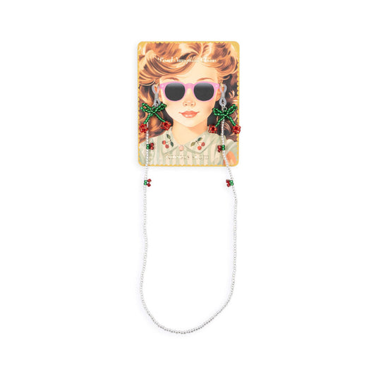 [Konges Sloejd] Sunglasses Bead Chain Cherry - Multi