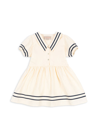 [Konges slojd] Allie Sailor Dress GOTS - Optic White