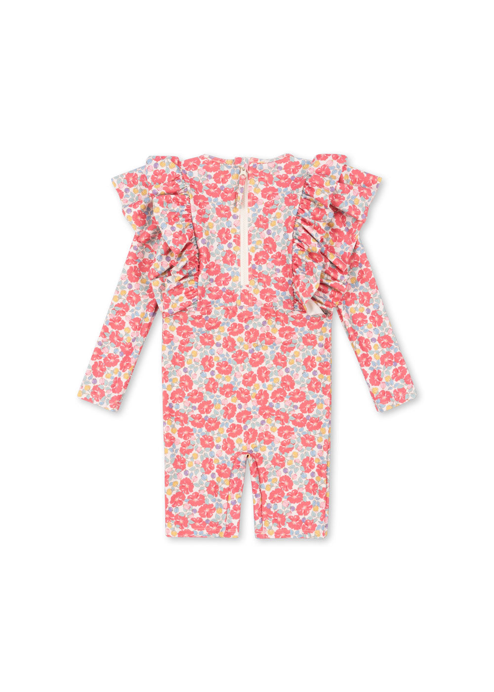 [Konges slojd] Manuca Frill Onesie - Rose Anglaise