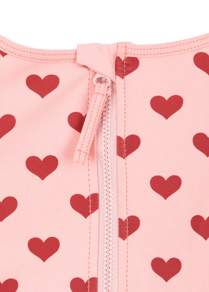 [Konges slojd] Manuca Frill Onesie - Amour Pink