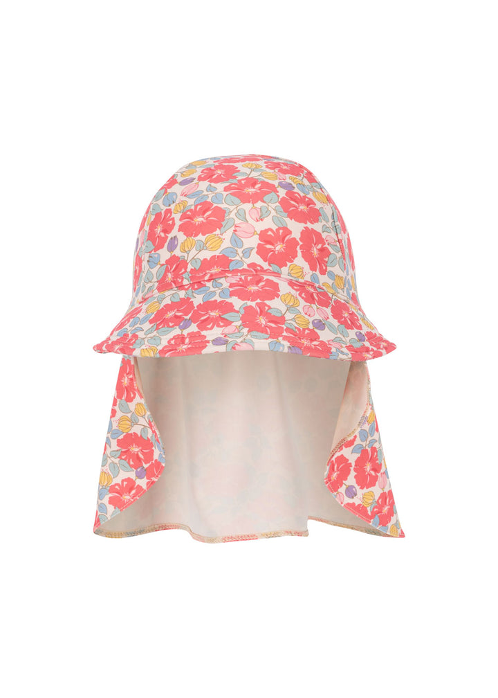 [Konges slojd] Manuca Frill Sun Hat GRS - Rose Anglaise