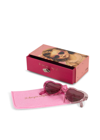 [Konges Sloejd] Sunglasses Baby Heart - Pink Multi