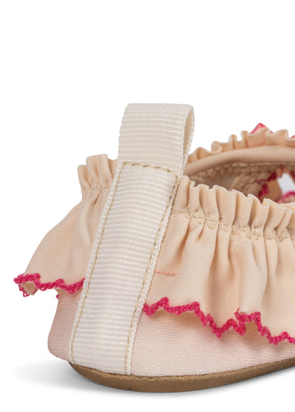 [Konges slojd] Kitty Frill Swim Shoes - Soft Pink