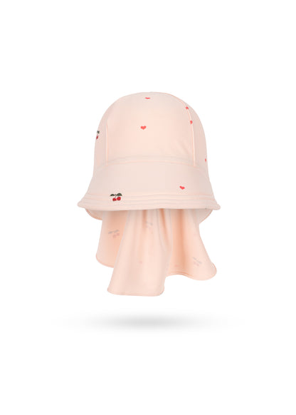 [Konges slojd]Merle Frill Sun Hat GRS - Cherry Coeur Rose