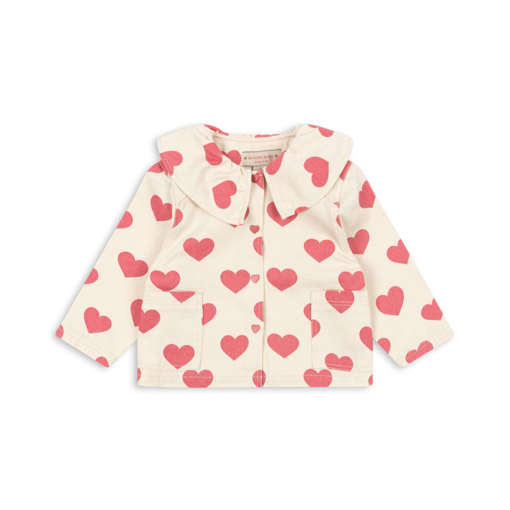 [Konges slojd] Magot Collar Jacket - Bon Coeur Pink