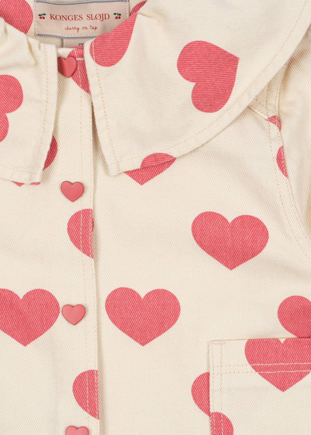 [Konges slojd] Magot Collar Jacket - Bon Coeur Pink