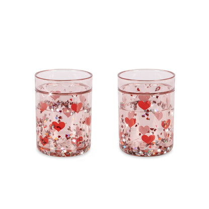 [konges slojd] 2pack glitter cups - Heart