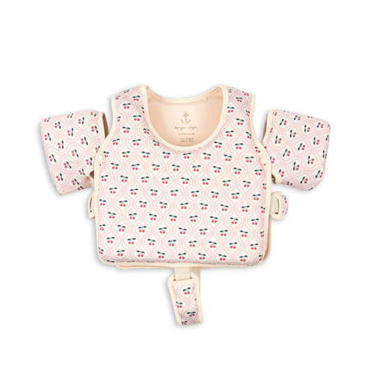 [Konges Sloejd ] Hollis Water Wings Floater- Cherry Pink Motif