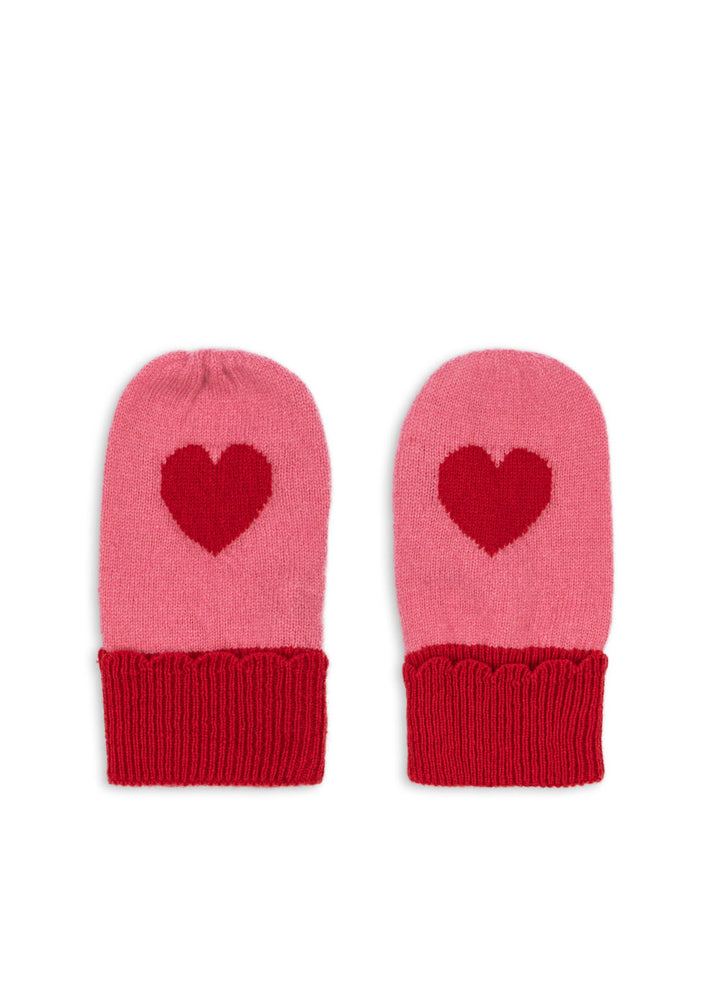 [Konges slojd] Collette Mittens- Pink