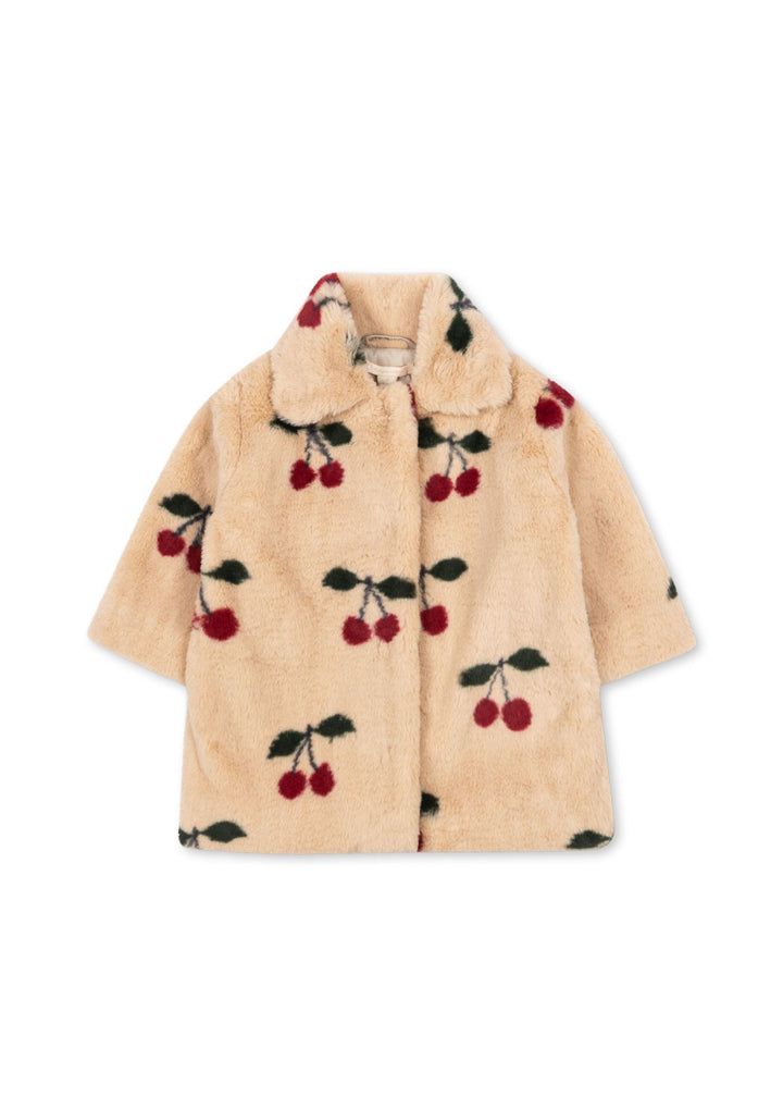 [Konges slojd] Fuzzie Coat GRS - Ma Grande Cerise