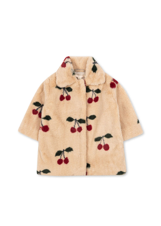 [Konges slojd] Fuzzie Coat GRS - Ma Grande Cerise
