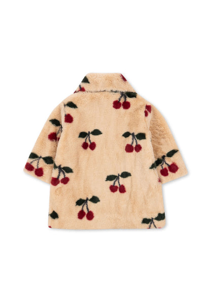[Konges slojd] Fuzzie Coat GRS - Ma Grande Cerise