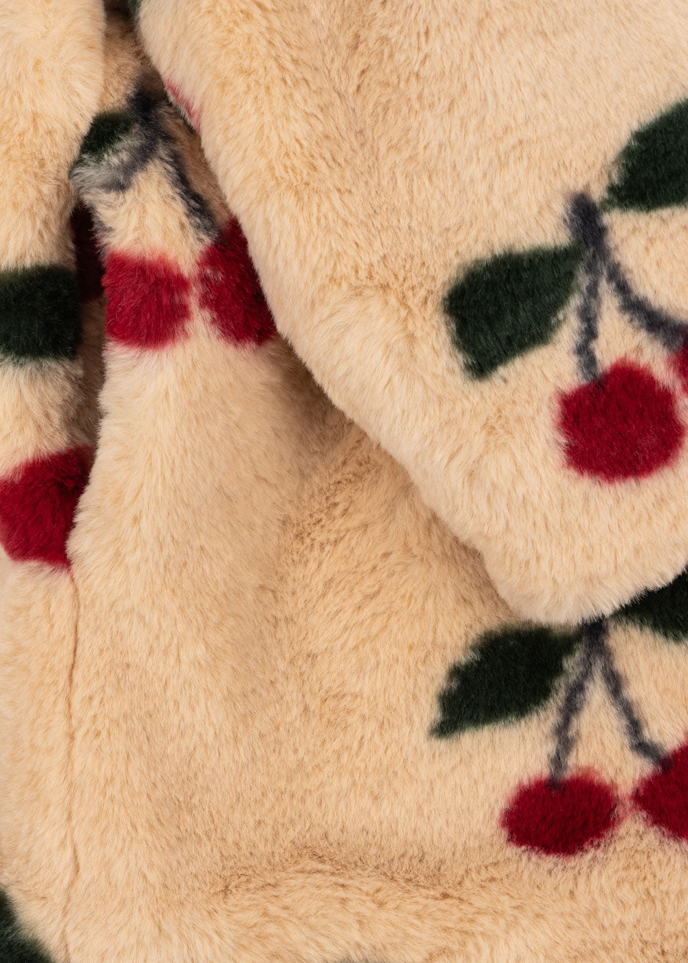 [Konges slojd] Fuzzie Coat GRS - Ma Grande Cerise