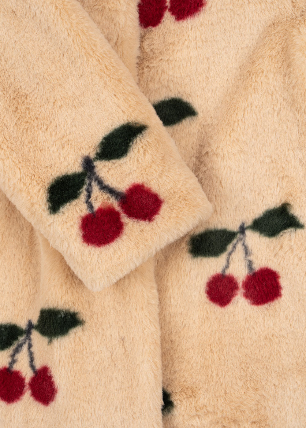 [Konges slojd] Fuzzie Coat GRS - Ma Grande Cerise
