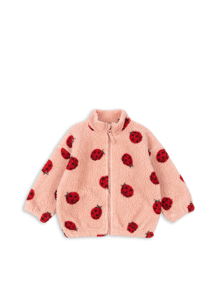 [Konges slojd] Jody Teddy Jacket - Ladybug Pink