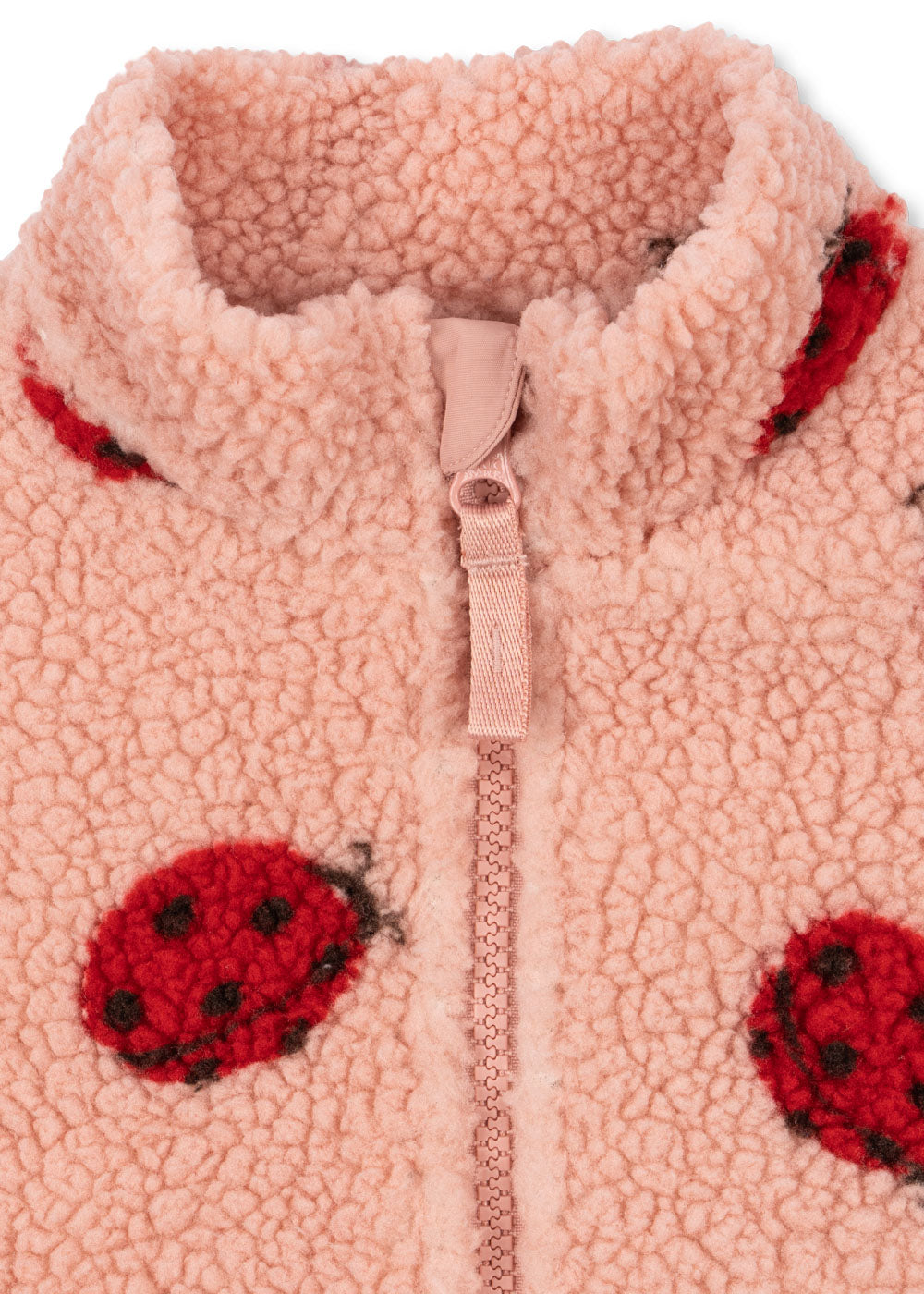 [Konges slojd] Jody Teddy Jacket - Ladybug Pink