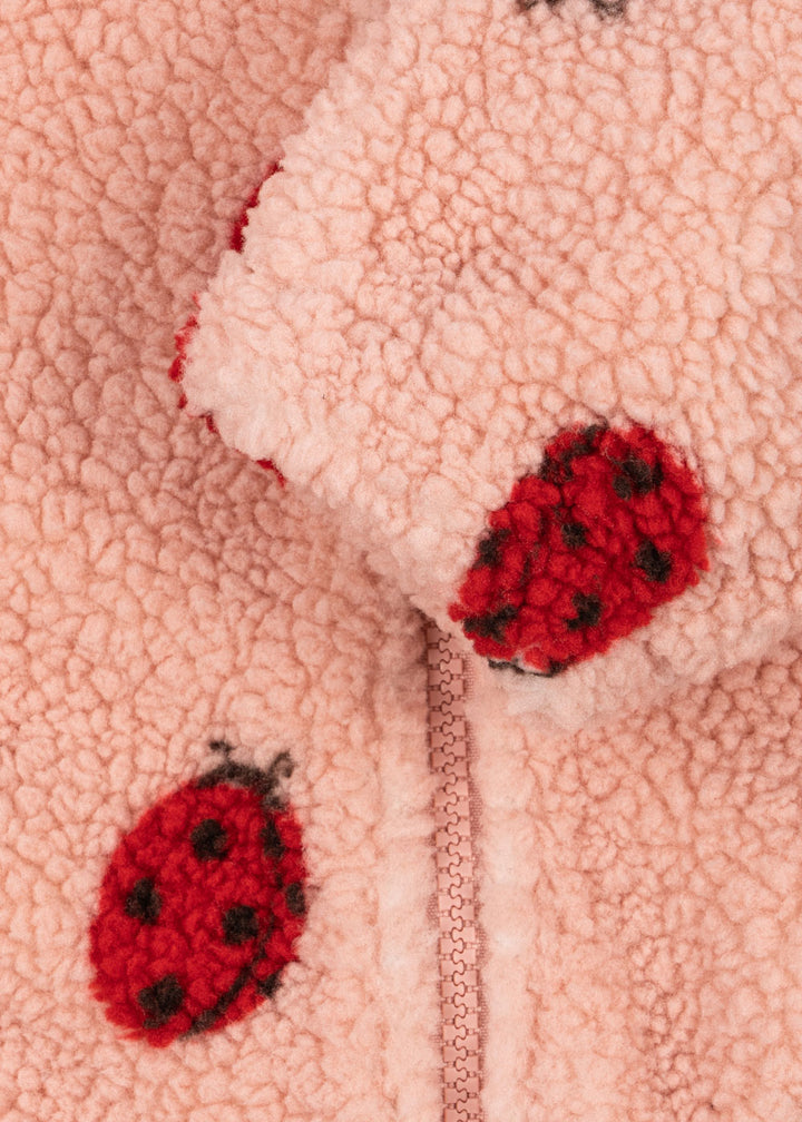[Konges slojd] Jody Teddy Jacket - Ladybug Pink