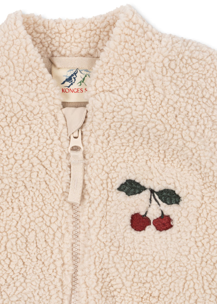 [Konges slojd] Jazz Teddy Bomber Jacket - Sand Dollar