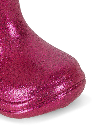 [Konges slojd] Luc Lightweight Glitter Rain Boots - Sangria