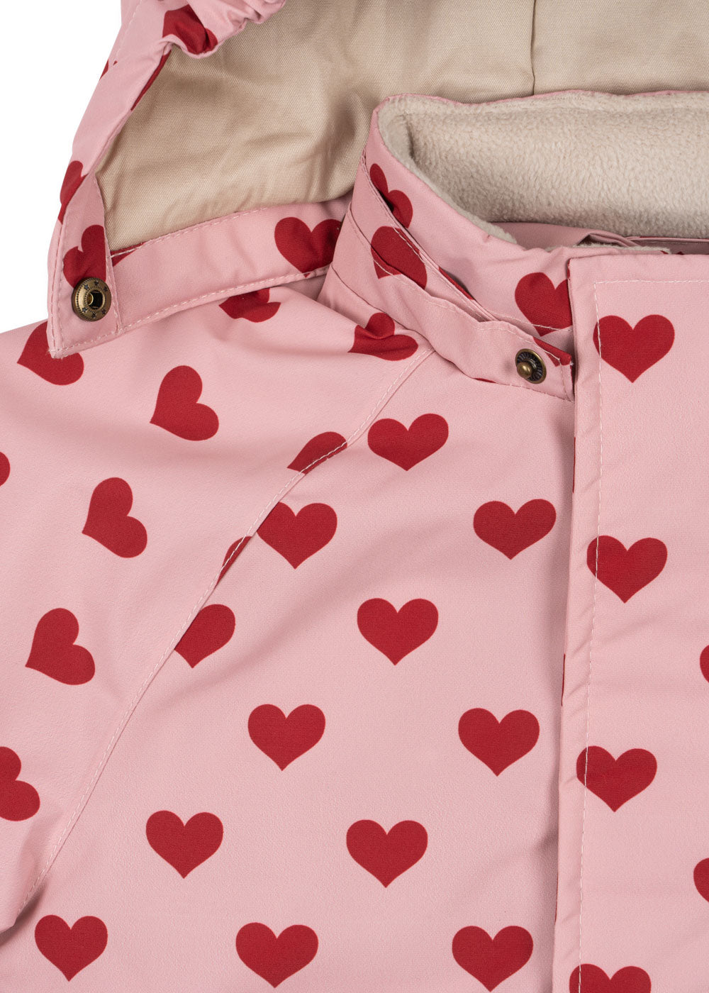 [Konges slojd] Mismou Frill Snow Jacket - Amour Pink